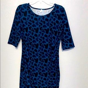 Pinkblush Maternity Fierce Animal Print Dress